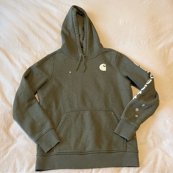 Carhartt Hoodie Sweatshirt Relaxed Fit - Picture 1 of 15